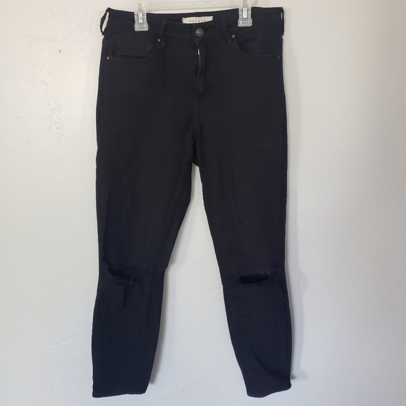 Pacsun High Rise Skinniest Ankle Jeans Black 26 - Picture 1 of 5